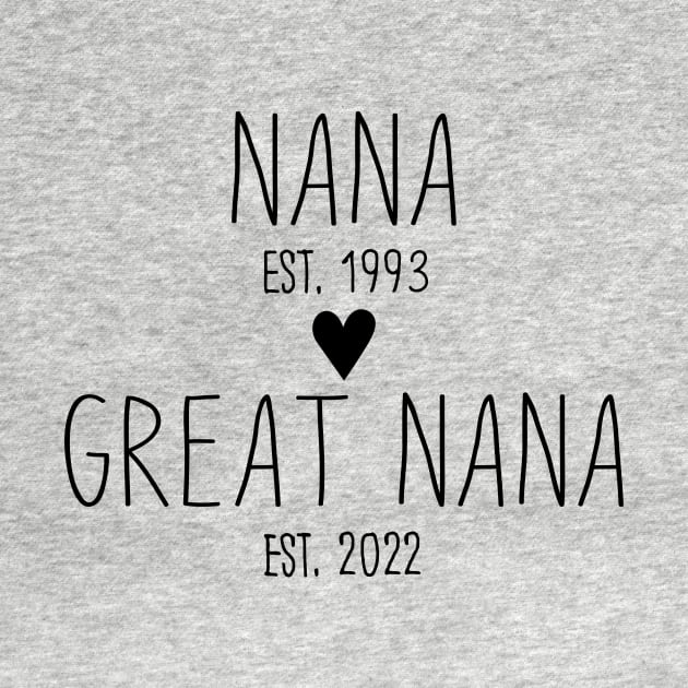 Nana, Pregnancy Announcement, Pregnancy Reveal, New Baby Announcement, Baby Reveal, Nana to Great Nana, Mother's Day Gift by Muaadh